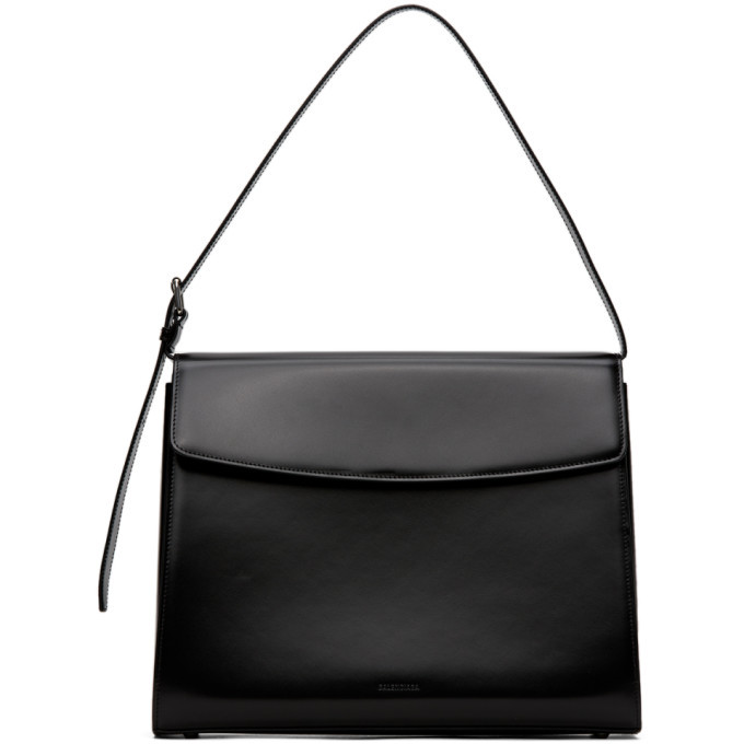Balenciaga Black Ghost Sling Leather Shoulder Bag  eBay