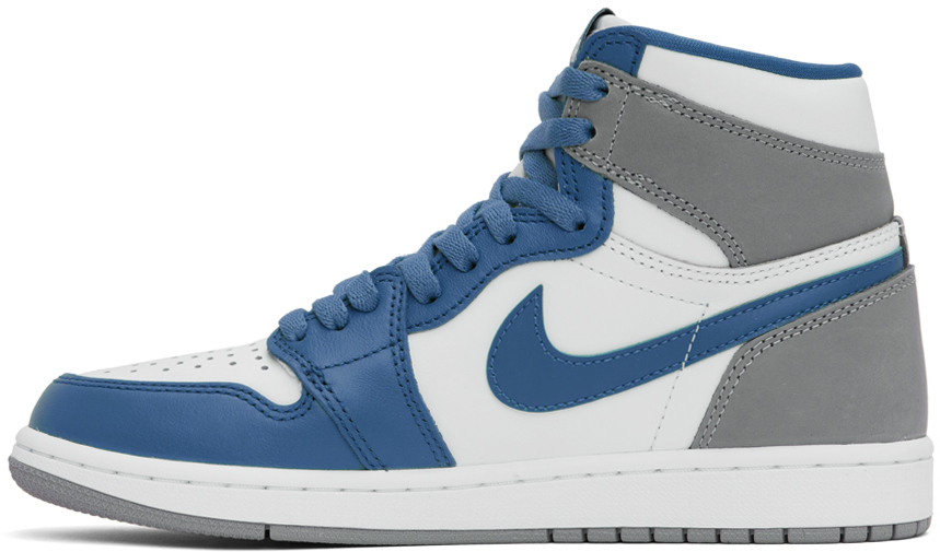air jordan blue and white