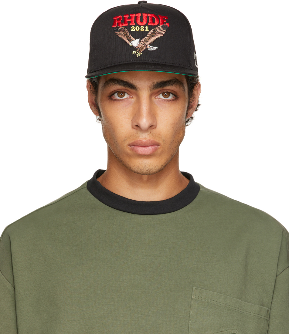 rhude logo hat