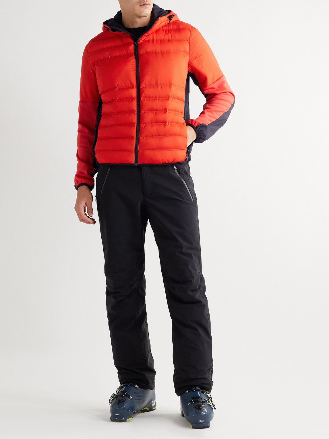 Ripstop Hooded Ski Jacket - Red 