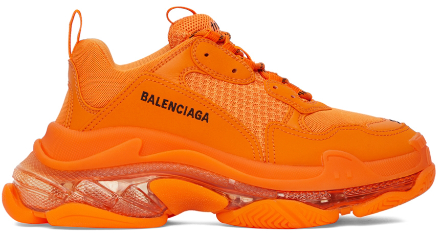 balenciaga neon orange