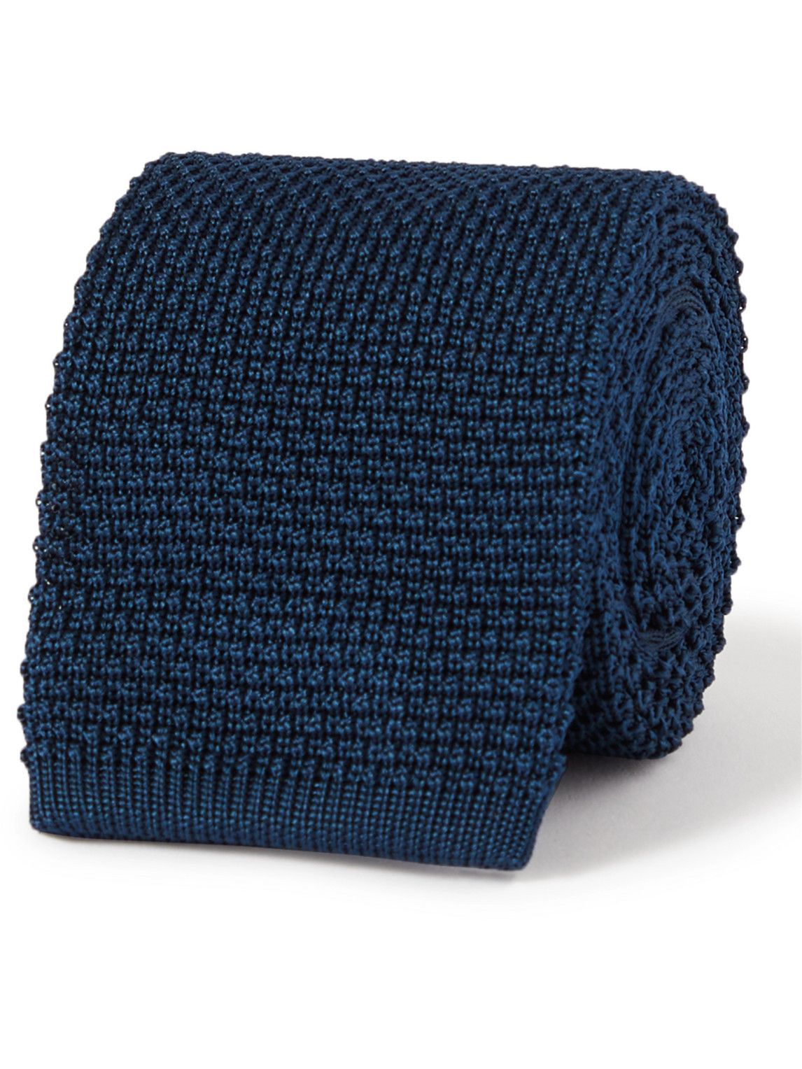 Anderson & Sheppard - 6cm Knitted Silk Tie Anderson & Sheppard