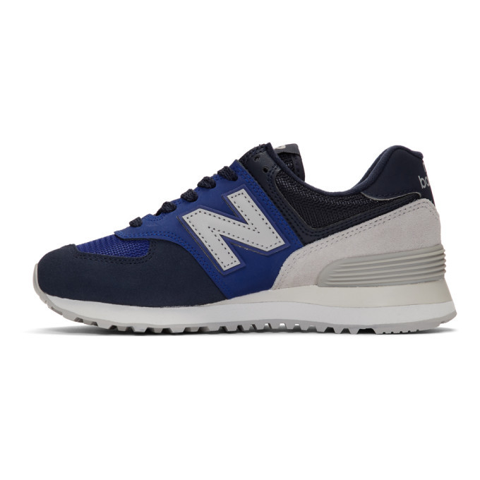 New Balance Blue and Navy 574 Core Sneakers