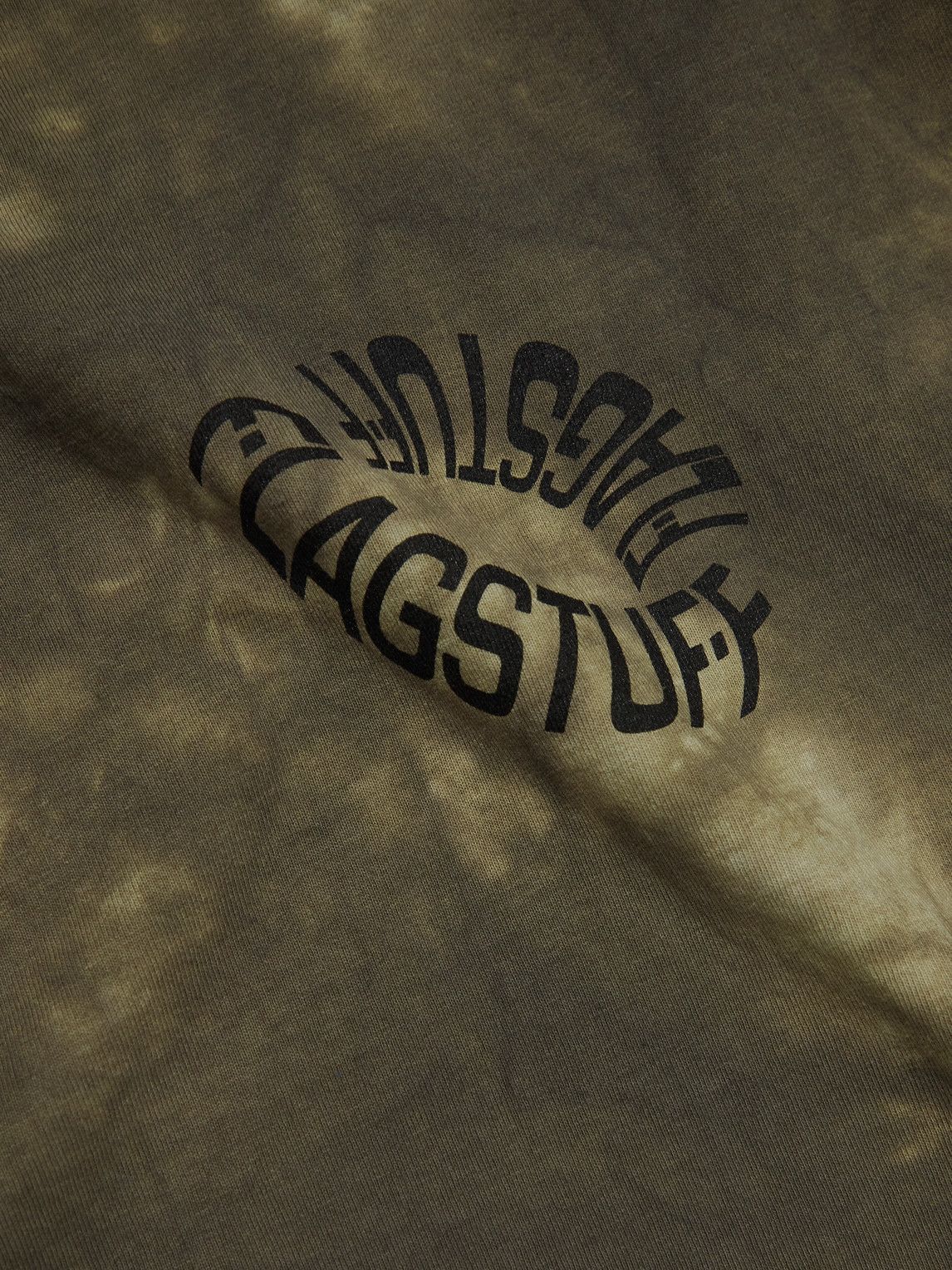 Flagstuff - Logo-Print Tie-Dyed Cotton-Jersey T-Shirt - Green Flagstuff