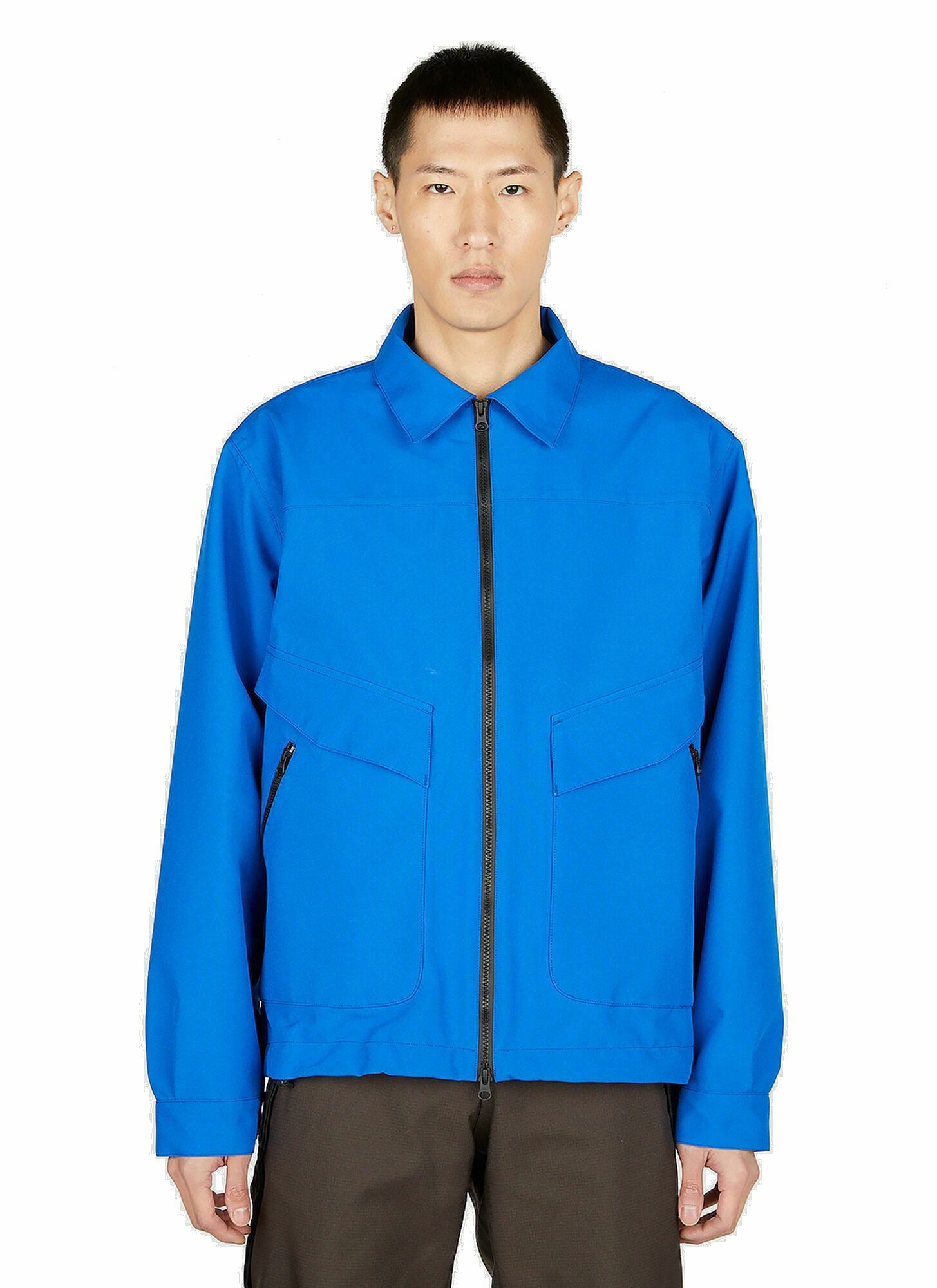 GR10K - Boisson Shirt Jacket in Blue GR10K