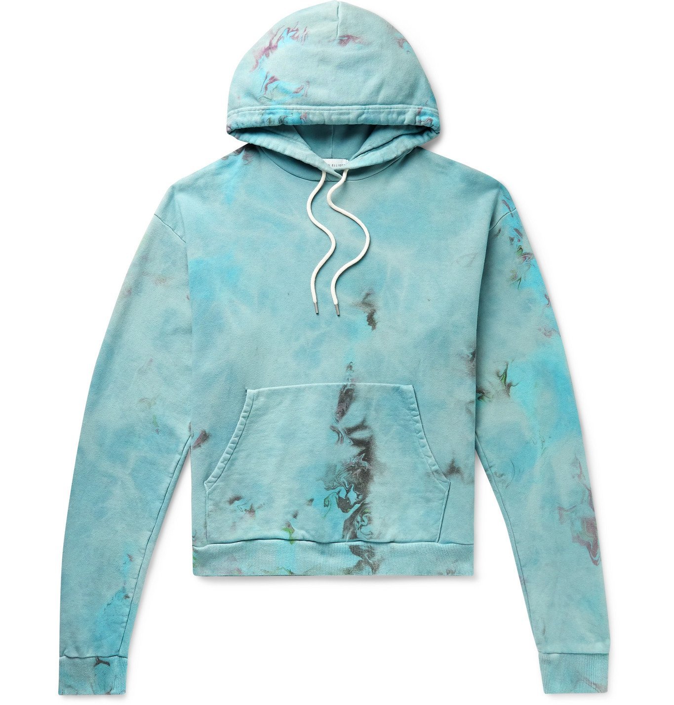 John Elliott - Beach Tie-Dyed Loopback Cotton-Jersey Hoodie - Multi ...