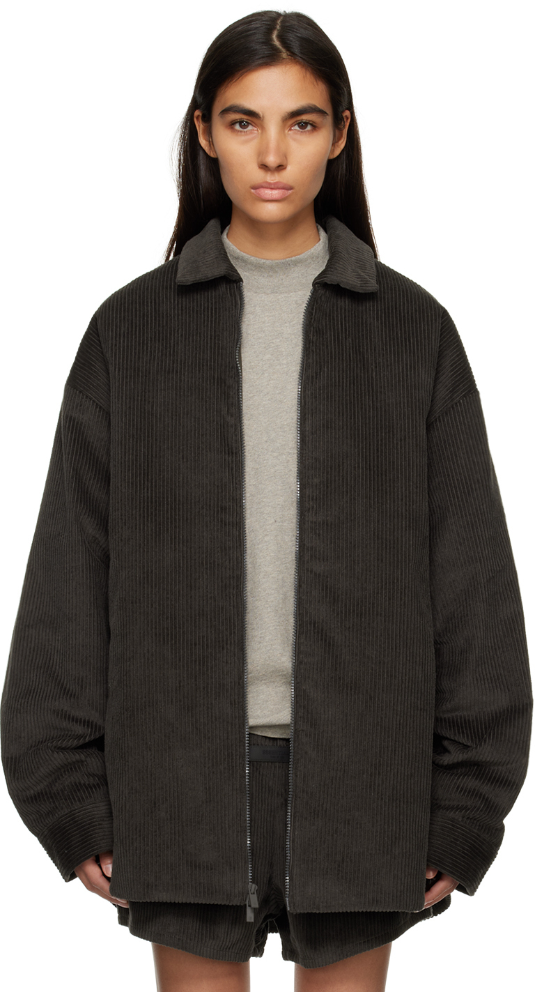 Essentials Gray Shirttail Jacket Essentials