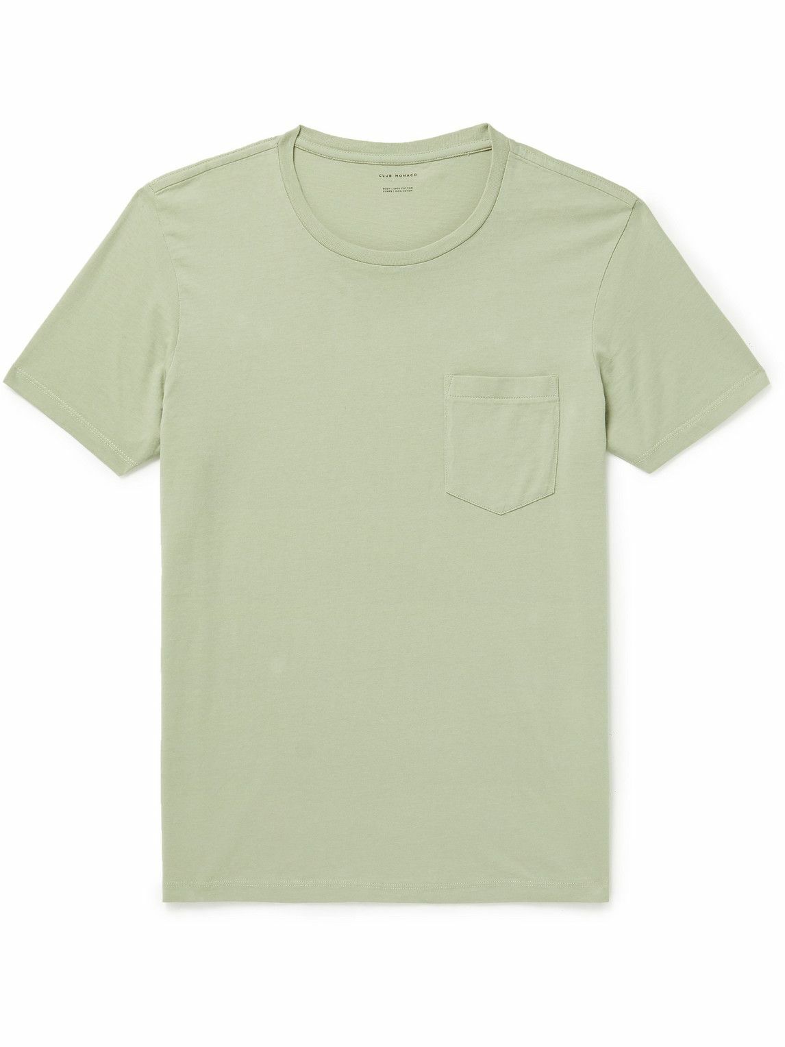 Photo: Club Monaco - Williams Cotton-Jersey T-Shirt - Green
