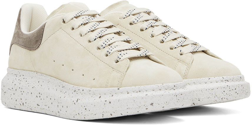 Alexander McQueen Beige Suede Oversized Sneakers Alexander McQueen