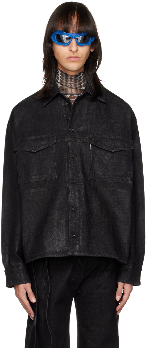 Ottolinger Black Oversized Denim Jacket Ottolinger — free download
