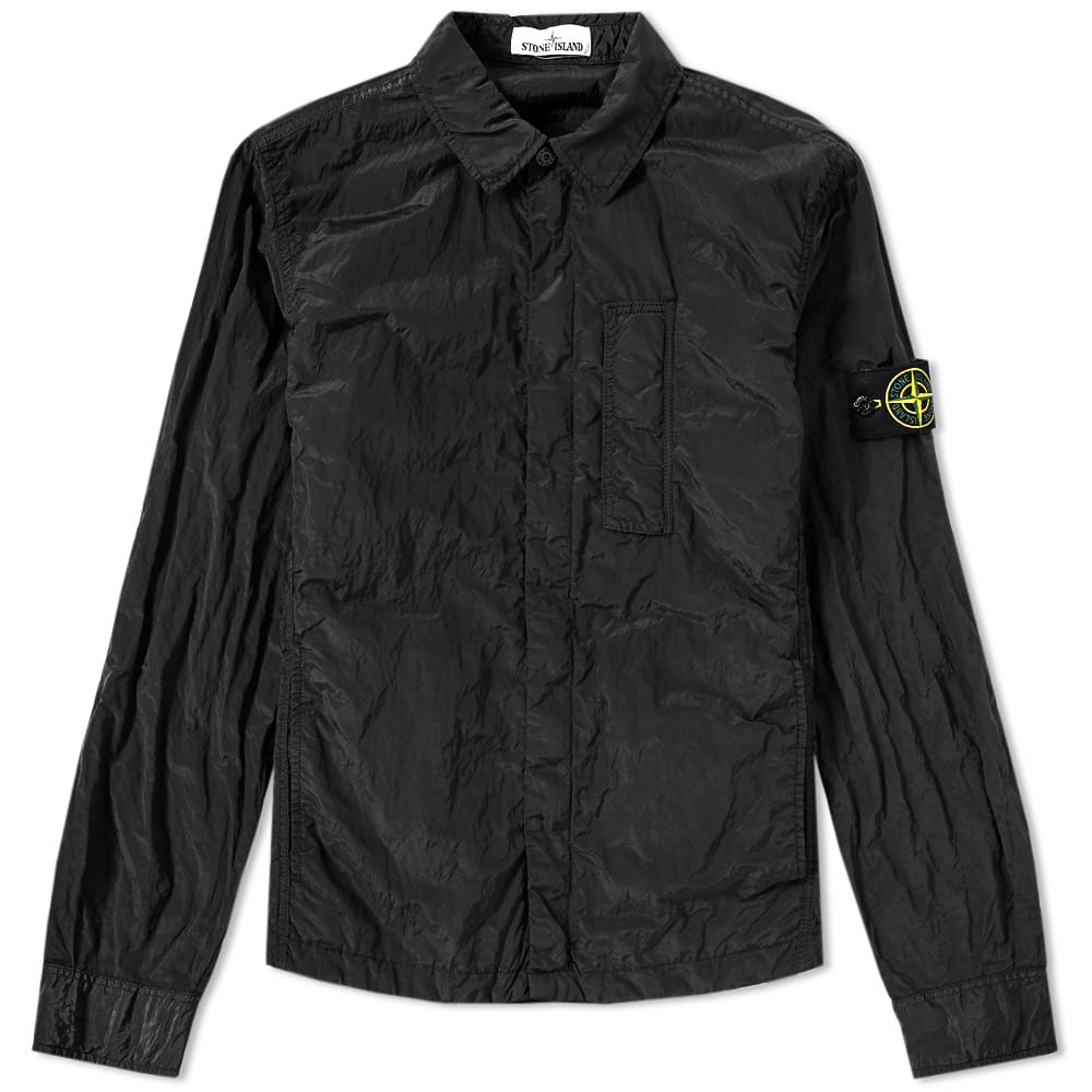 stone island pink nylon metal overshirt