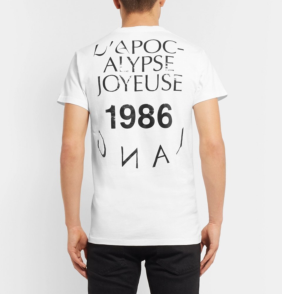 helmut lang t shirt sizing