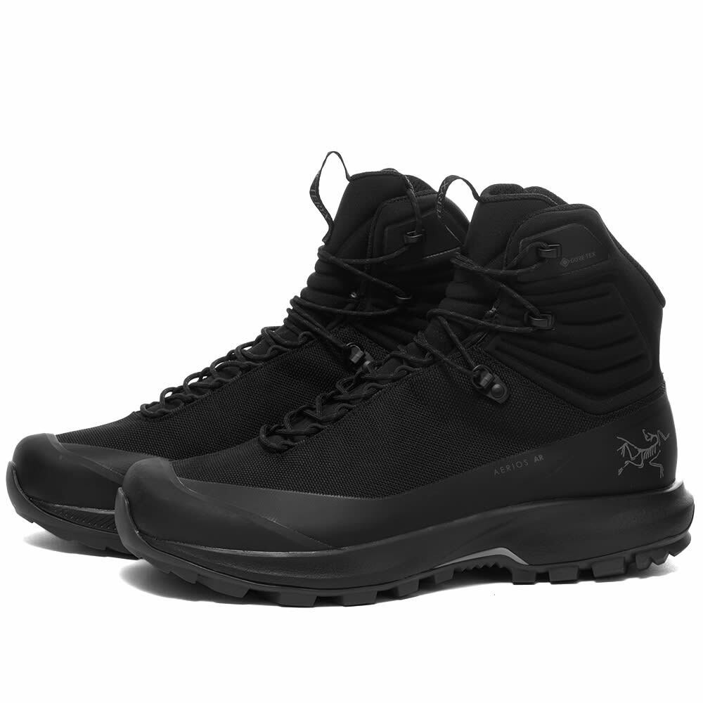 Arc'teryx Men's Aerios AR Mid GTX Hiking Boot in Black/Pilot Arc'teryx