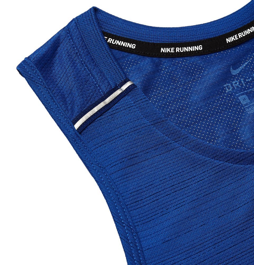 blue nike tank top