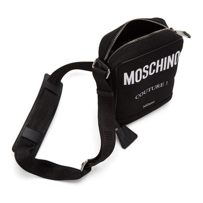 Moschino Black Couture Messenger Bag Moschino