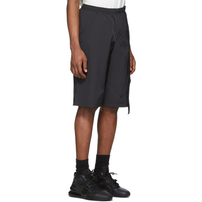 Oakley by Samuel Ross Black Oversized Track Shorts Oakley