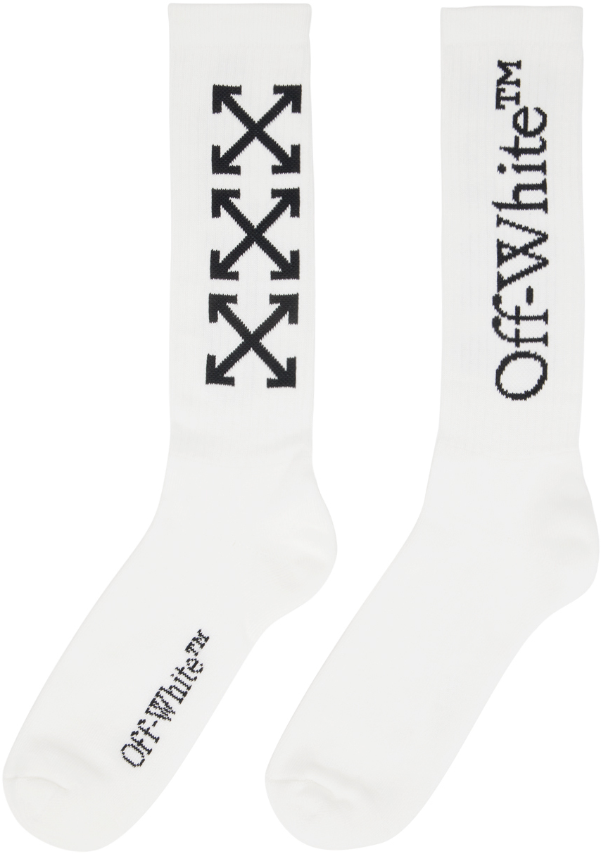 OffWhite White Arrow Socks OffWhite