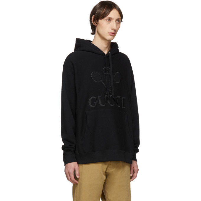 gucci tennis black hoodie