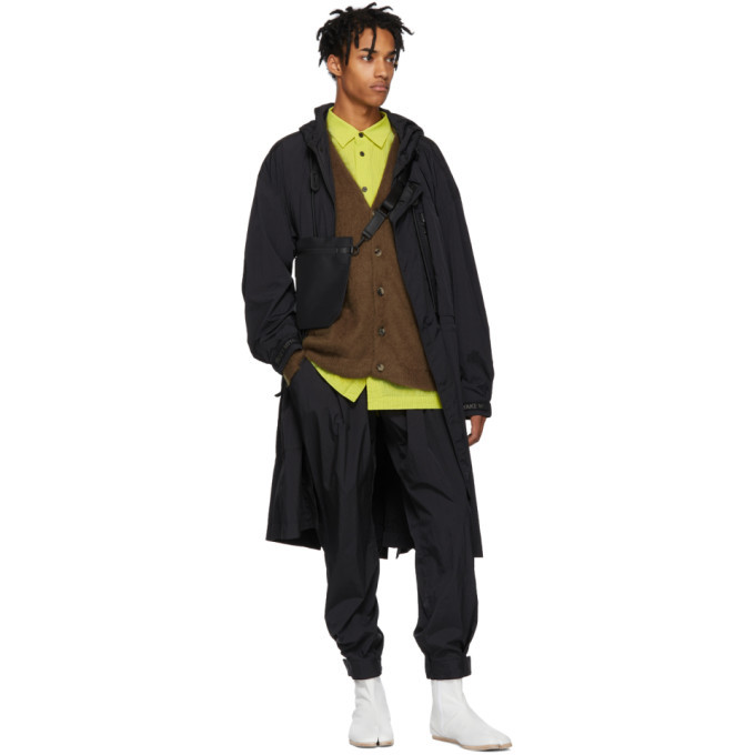 Issey Miyake Men Black Wind Coat Issey 