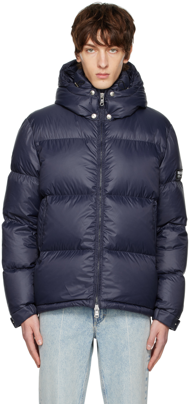 White:Space Navy Scott Down Jacket