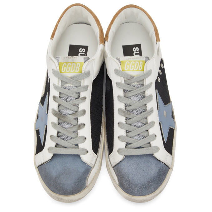 Golden Goose Black and White Superstar Sneakers Golden Goose Deluxe Brand