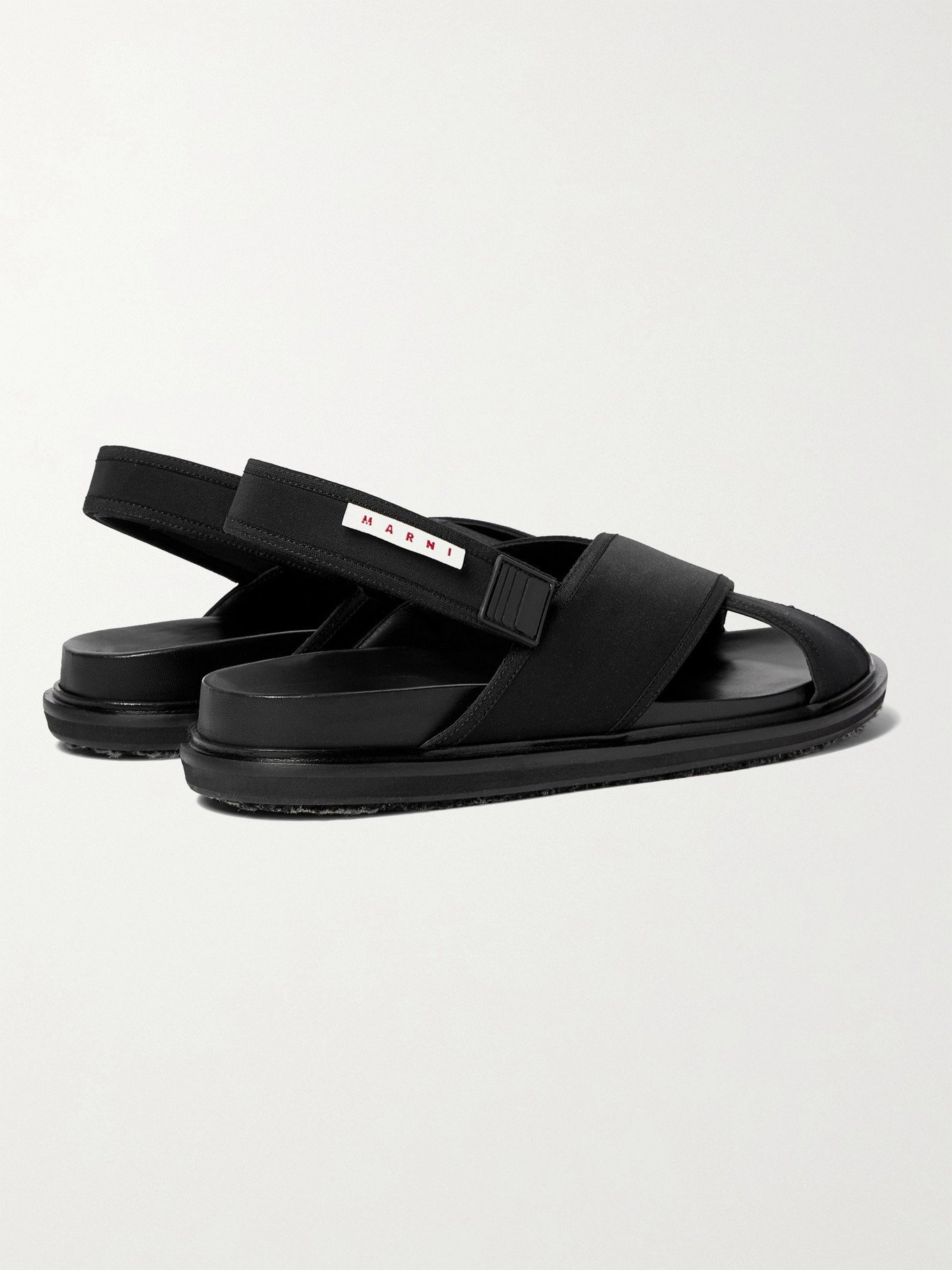 MARNI - Fussbett Neoprene Sandals - Black Marni