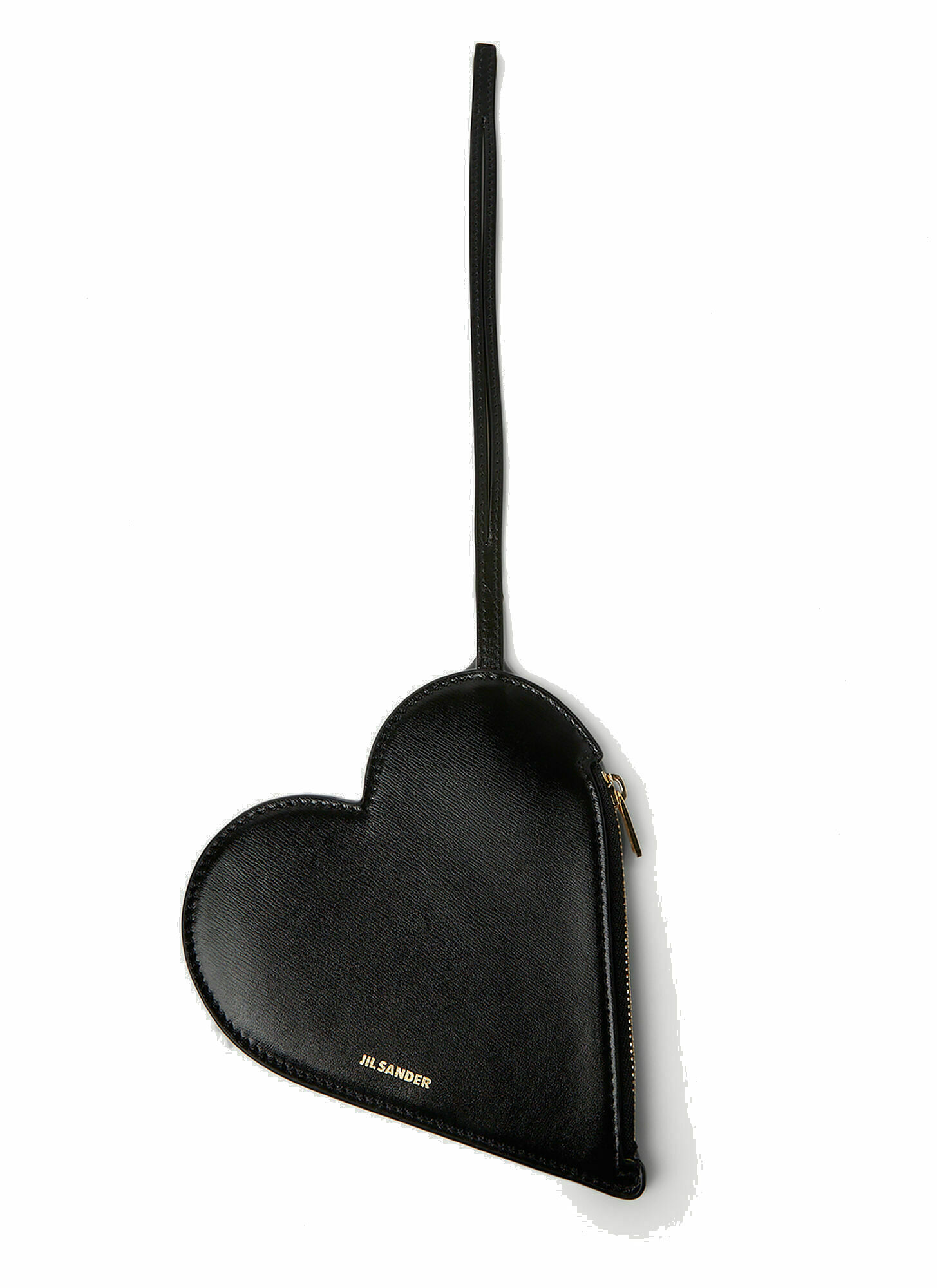 Jil Sander - Heart Pouch in Black Jil Sander