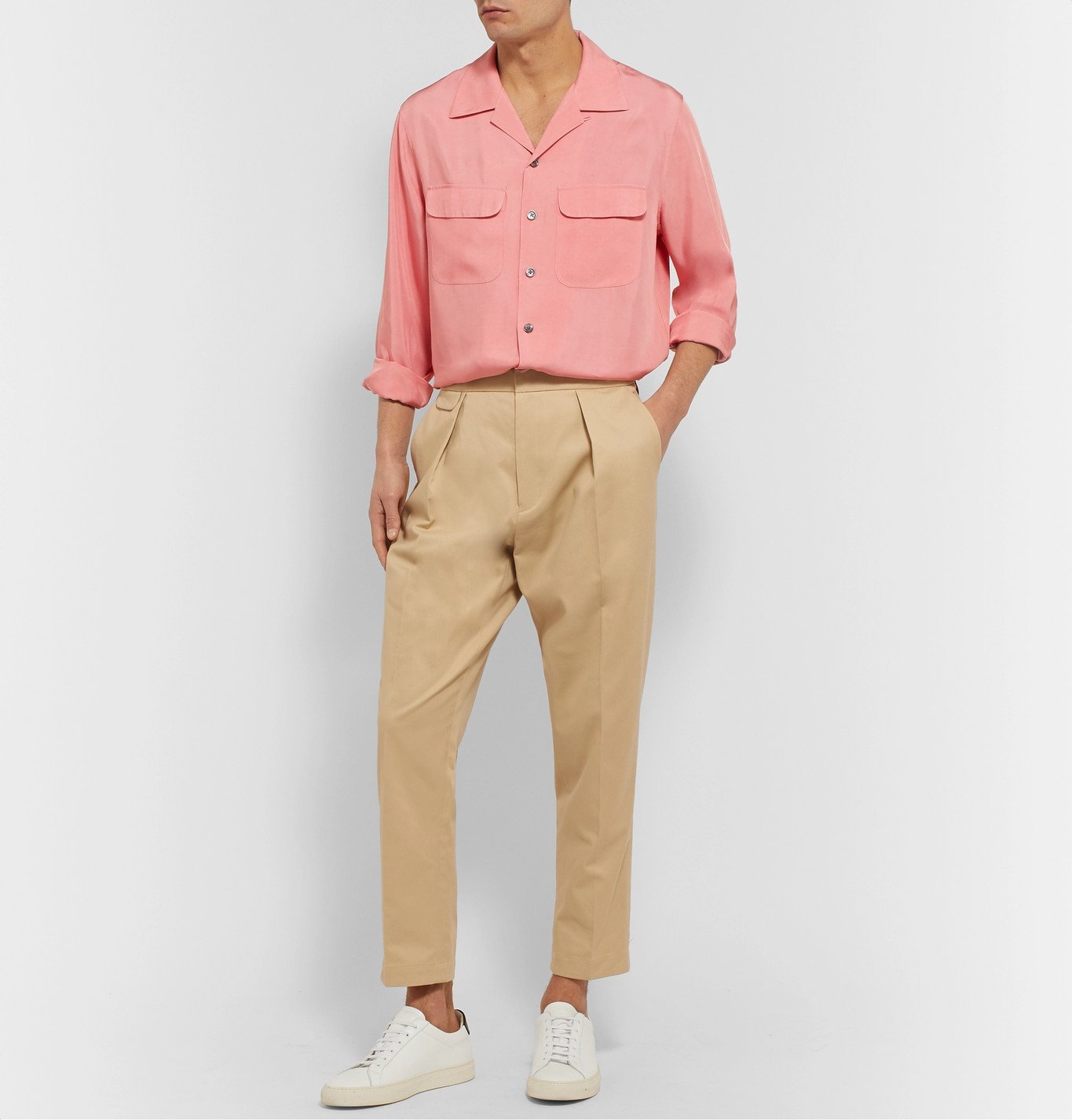 EQUIPMENT The Original CampCollar Twill Shirt Pink EQUIPMENT