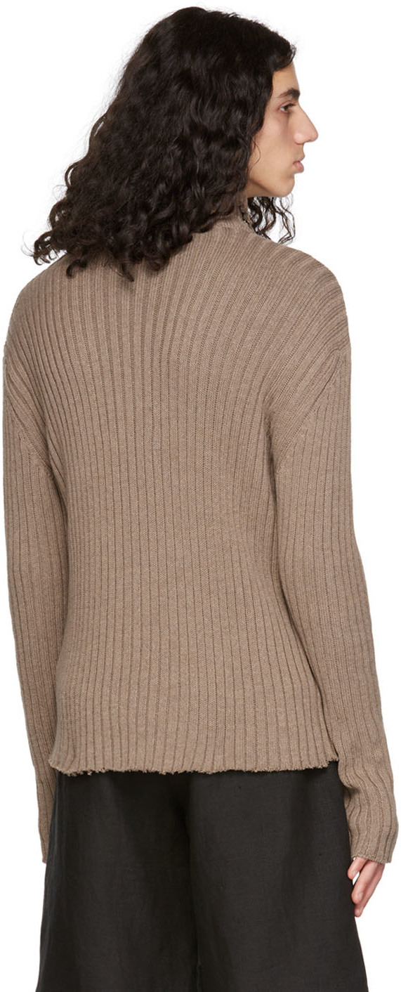 Edward Cuming Brown Cotton Sweater