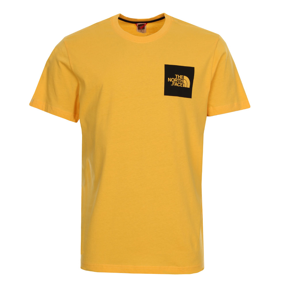 the north face t shirt yellow