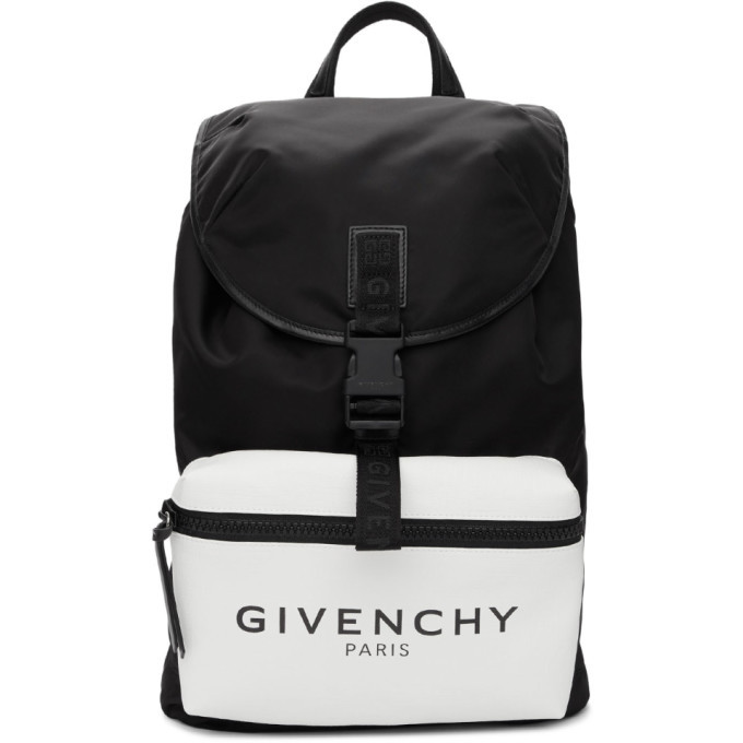 Givenchy Black Glow-In-The-Dark Pocket Logo Backpack Givenchy