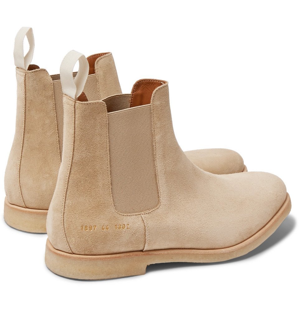 Common Projects - Suede Chelsea Boots - - Sand Common Projects