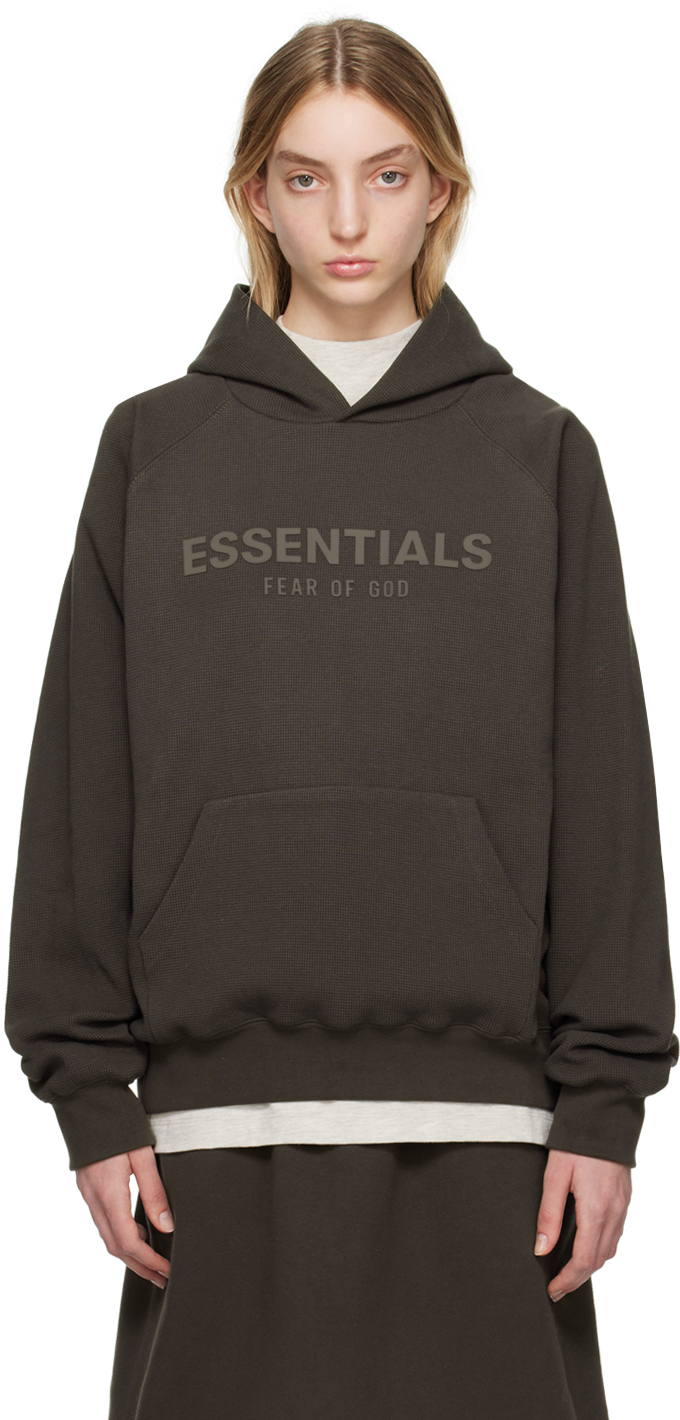 Essentials Gray Raglan Hoodie Essentials