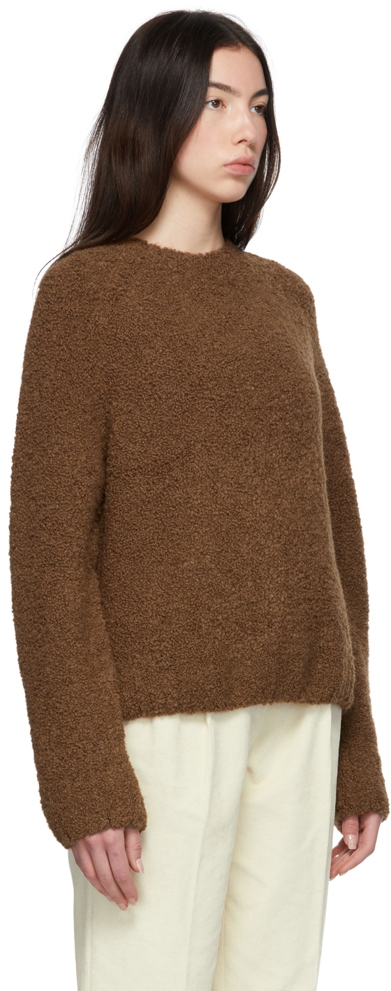 Nothing Written SSENSE Exclusive Brown Alpaca Somme Sweater