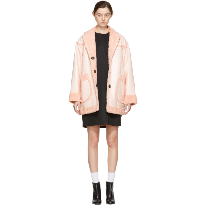 opening ceremony shearling jacket