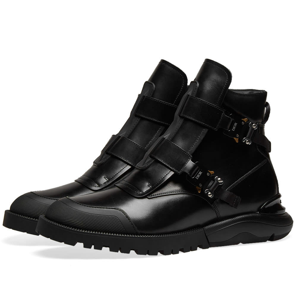 Dior Homme Buckle Military Boot Dior Homme