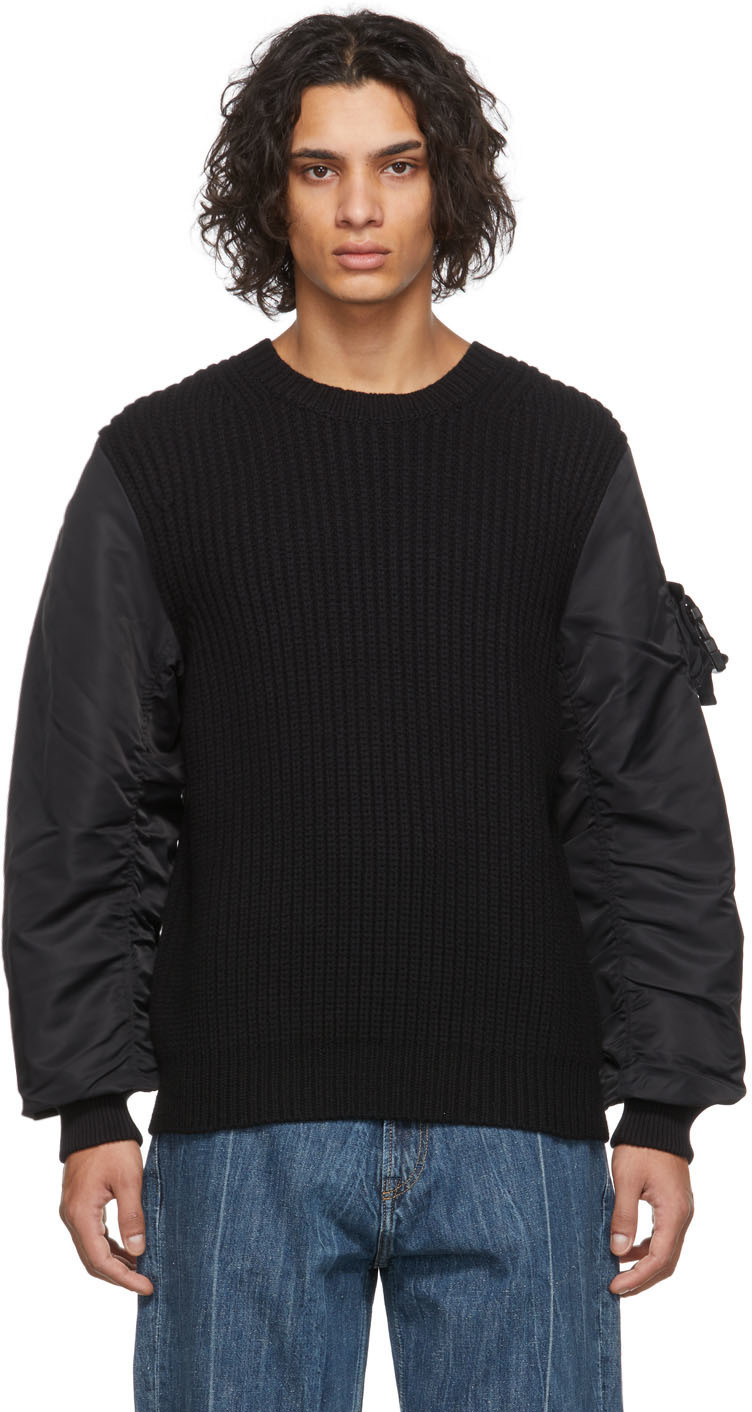 helmut lang black sweater