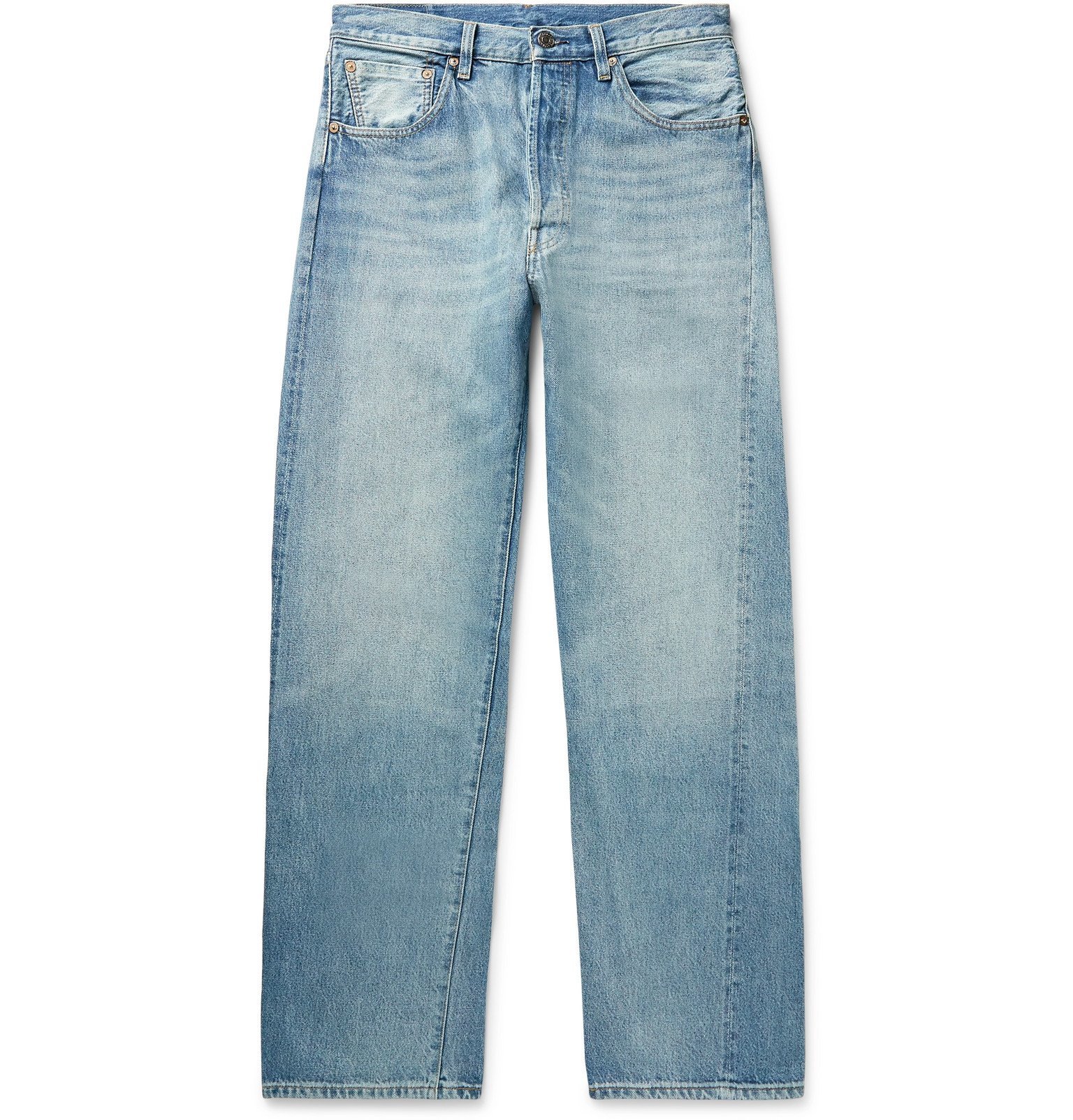 Levi's Vintage Clothing - 1955 501 Original Selvedge Denim Jeans - Blue  Levi's Vintage