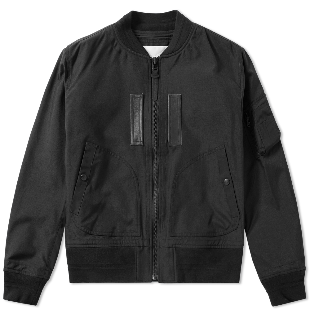 White Mountaineering Cordura MA-1 Jacket Off-White