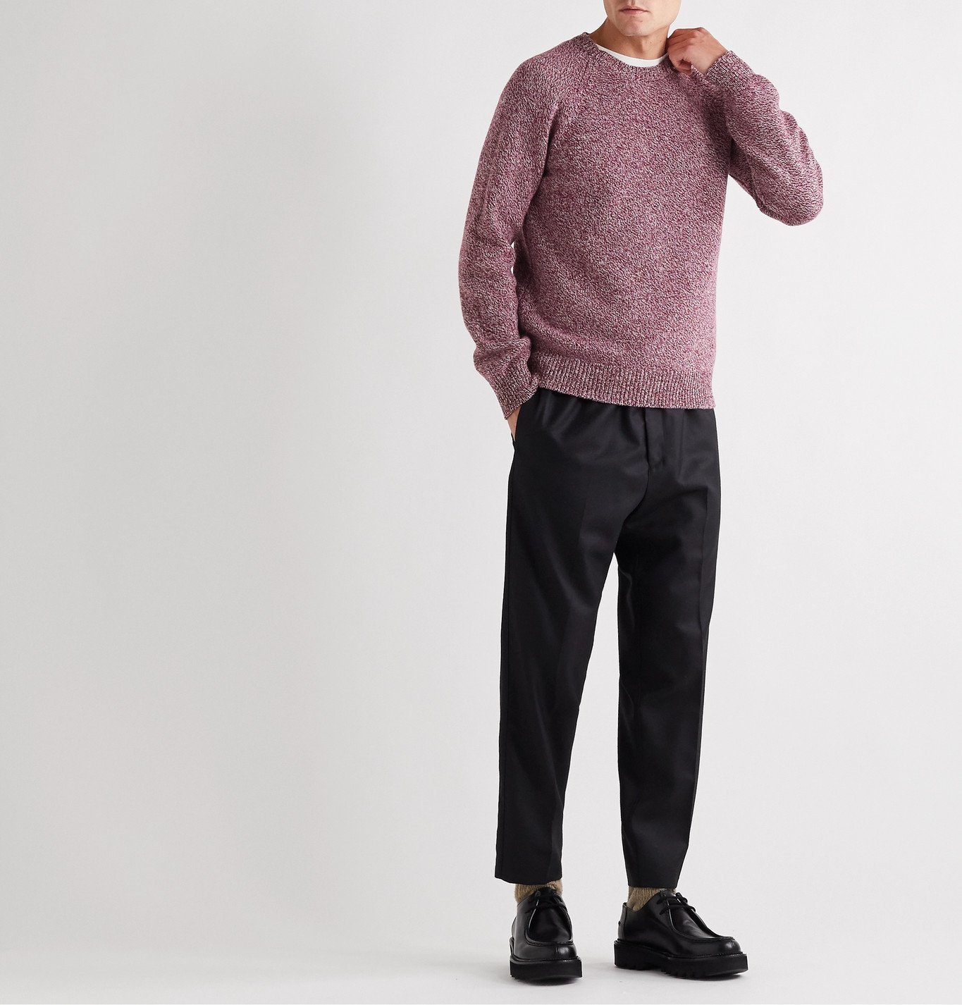 Wool Sweater - Burgundy A.P.C.