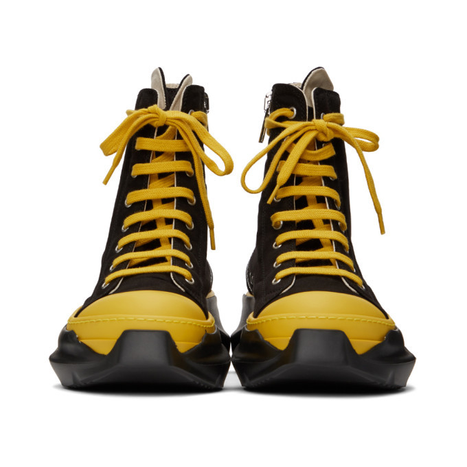 rick owens yellow sneakers