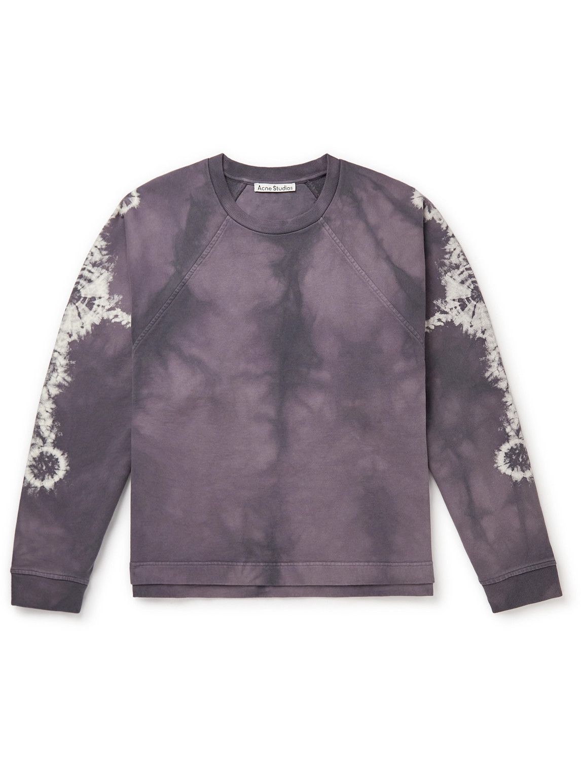 Acne Studios - Tie-Dyed Jersey Sweatshirt - Purple Acne Studios