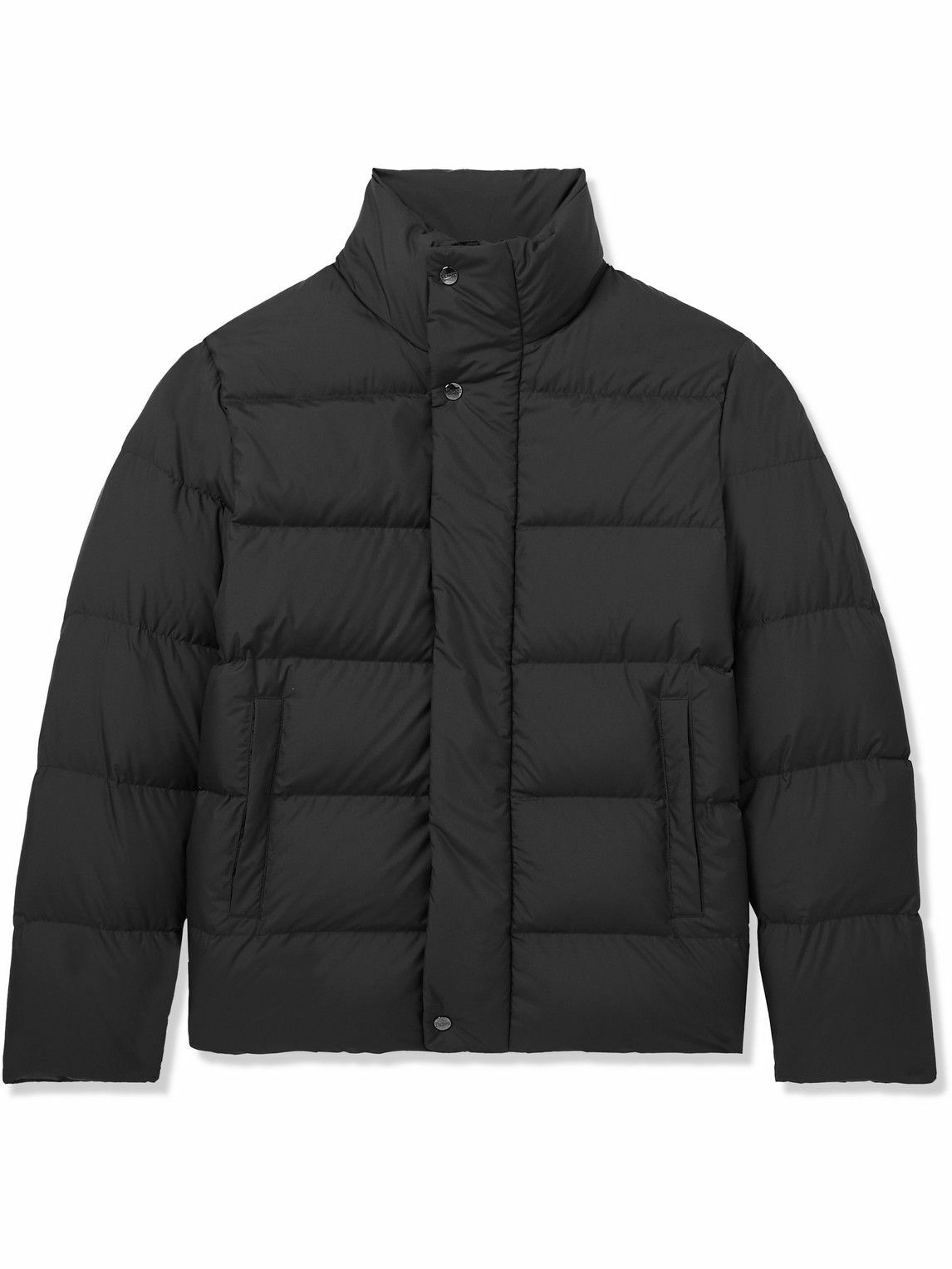 Herno - Quilted Shell Down Jacket - Black Herno