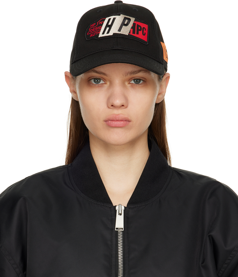 Heron Preston Black Design Authority Cap Heron Preston