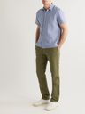 Oliver Spencer - Striped Cotton-Seersucker Shirt - Blue