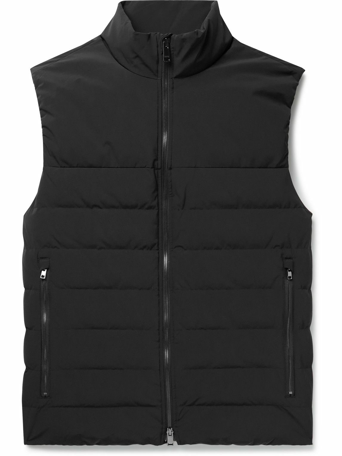 Photo: Theory - Nicholas Quilted Nylon-Blend Down Gilet - Black