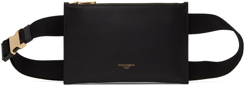 Photo: Dolce & Gabbana Black Mediterraneo Belt Bag