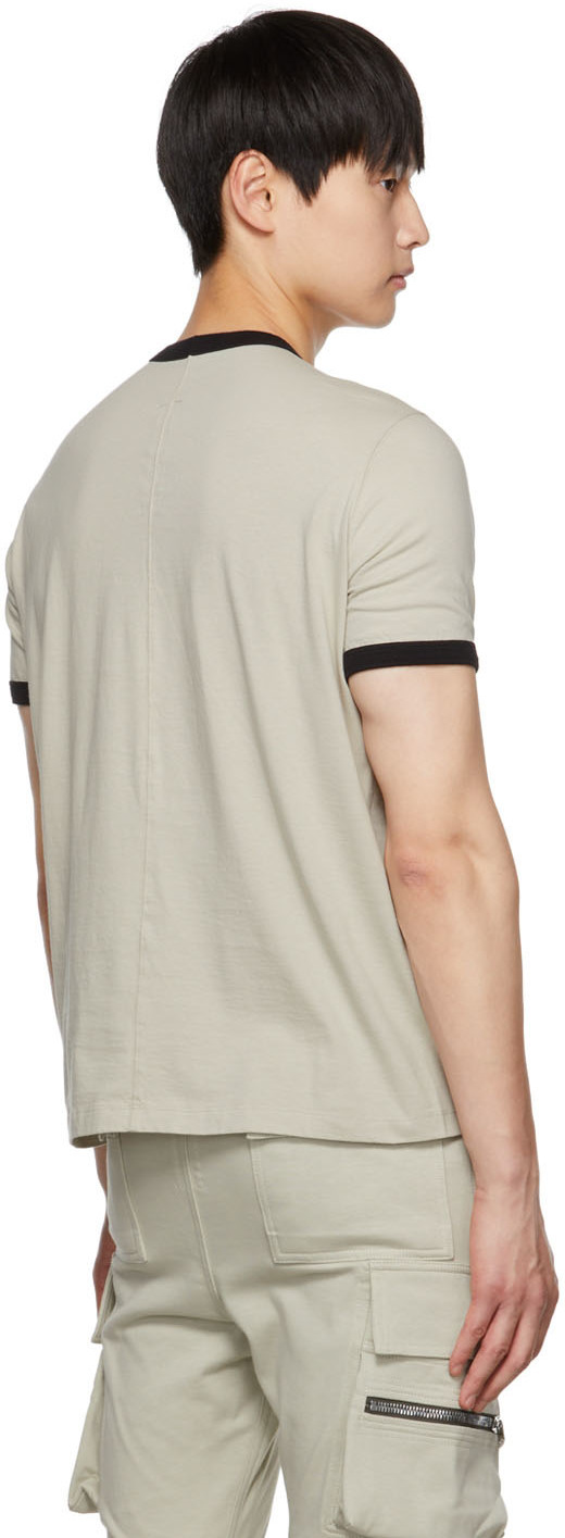Rick Owens Gray Banded T-Shirt
