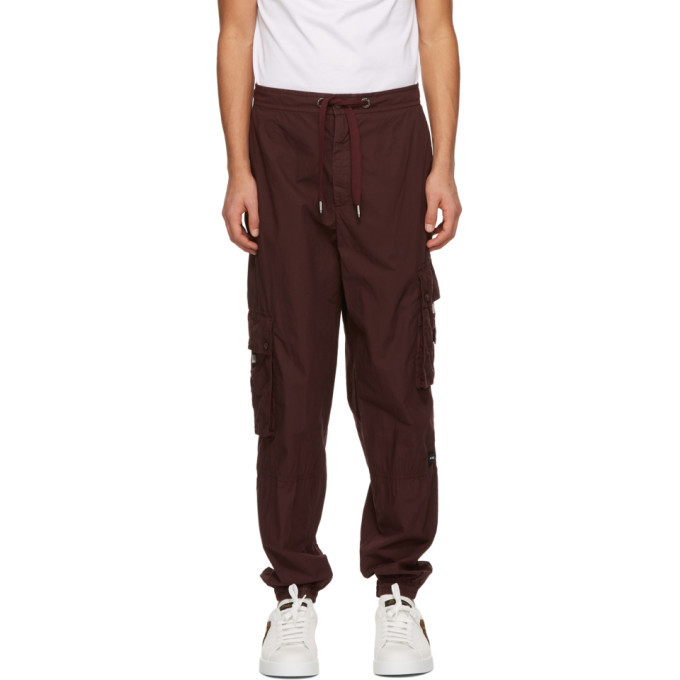 burgundy cargo pants
