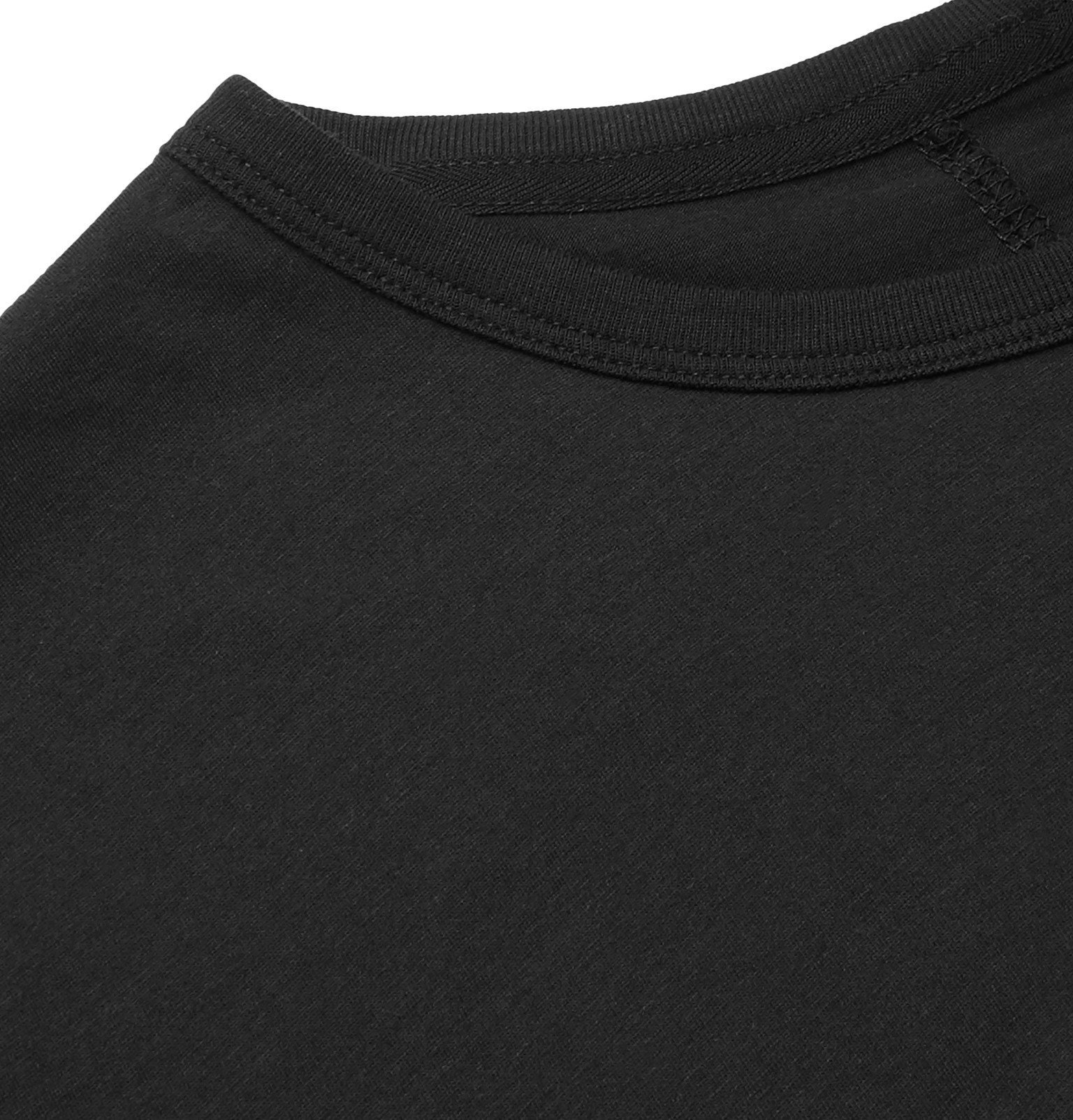 rag & bone - Cotton-Jersey T-Shirt - Black Rag and Bone